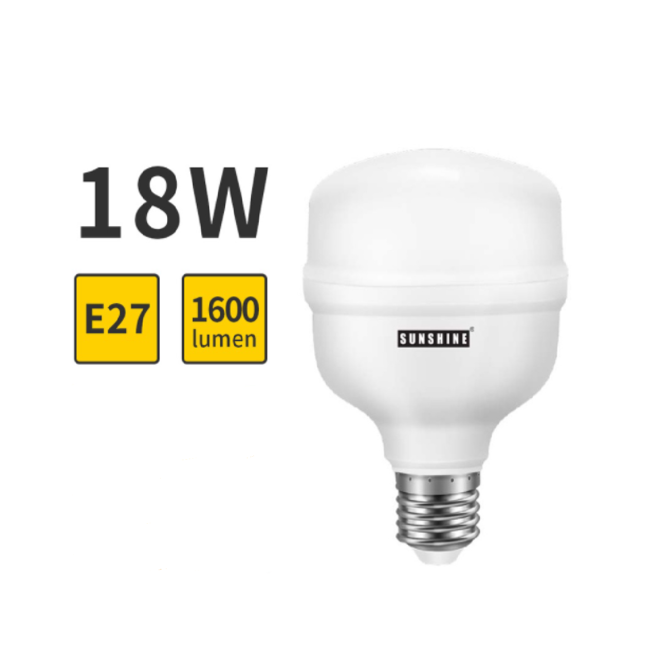 Sunshine 18W LED High Power Light Bulb (Up To 1530 Lumens) E27